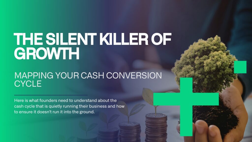 Working capital cycle diagram showing cash conversion for a scaleup business
